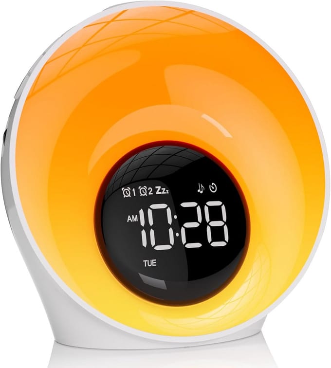 Wekker met Licht en Slaapgeluiden - Wake-up Light met Timer