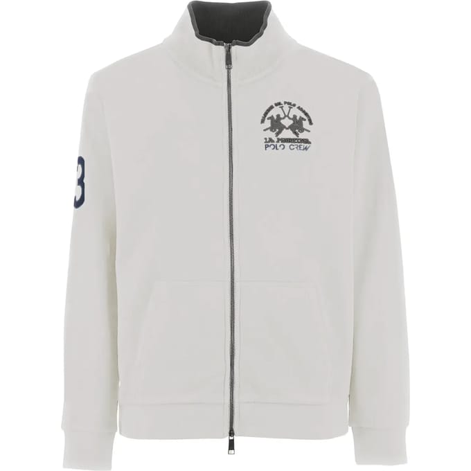 Sweater met volledige rits La Martina