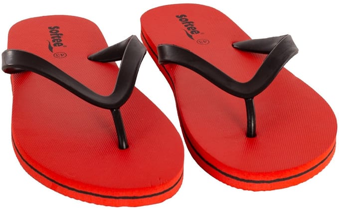 Softee Kokosslippers Rojo/Black - 40