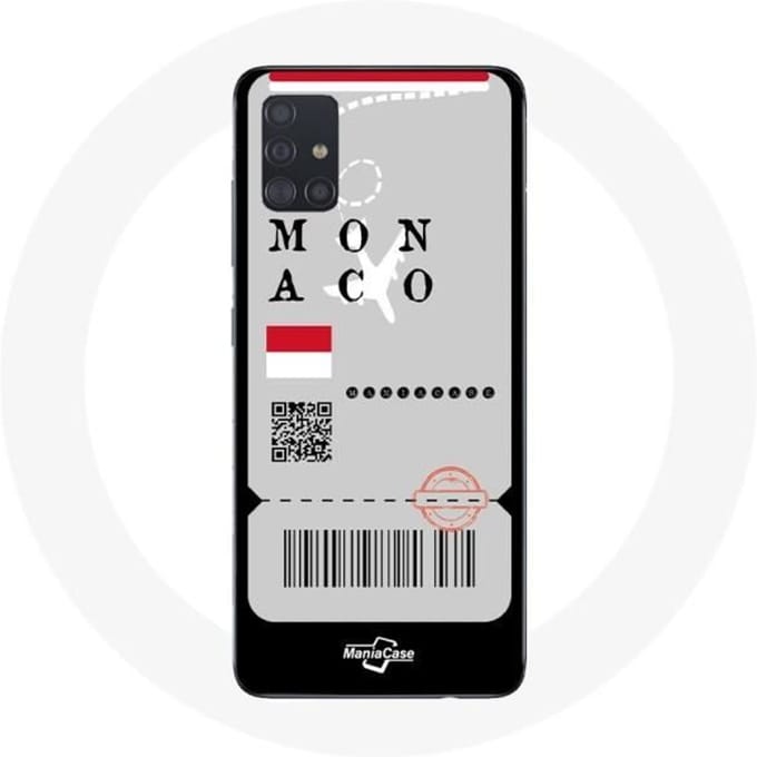 Samsung Galaxy A51 hoesje Monaco vliegticket