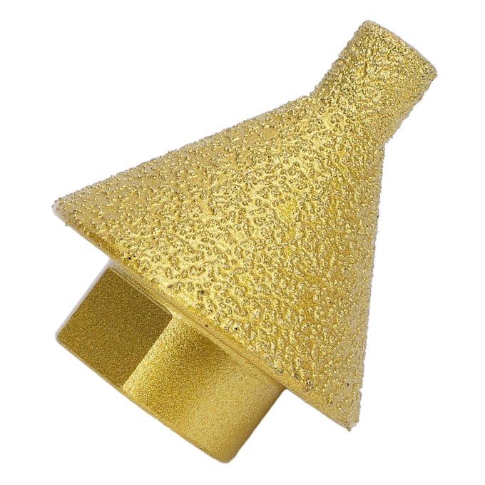 38mm Diameter Diamant Afschuining Afschuinbit Conisch Slijpbit met M10 Stift voor Boren Vergroten