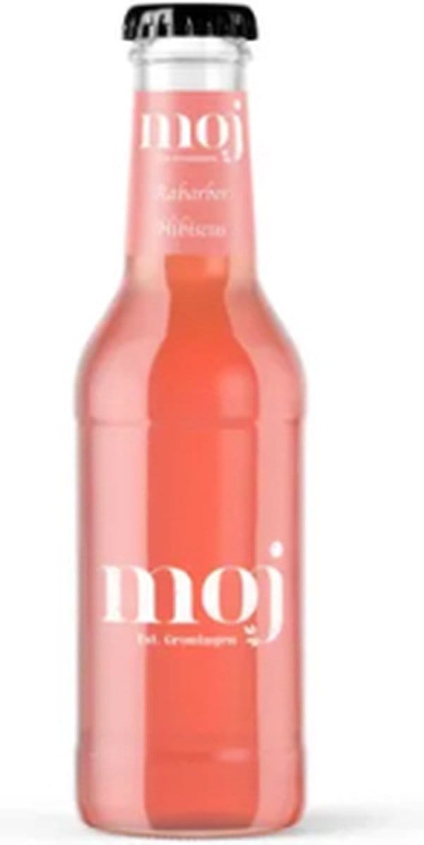 Moj Rabarber Hibiscus Glas(12x 20cl)