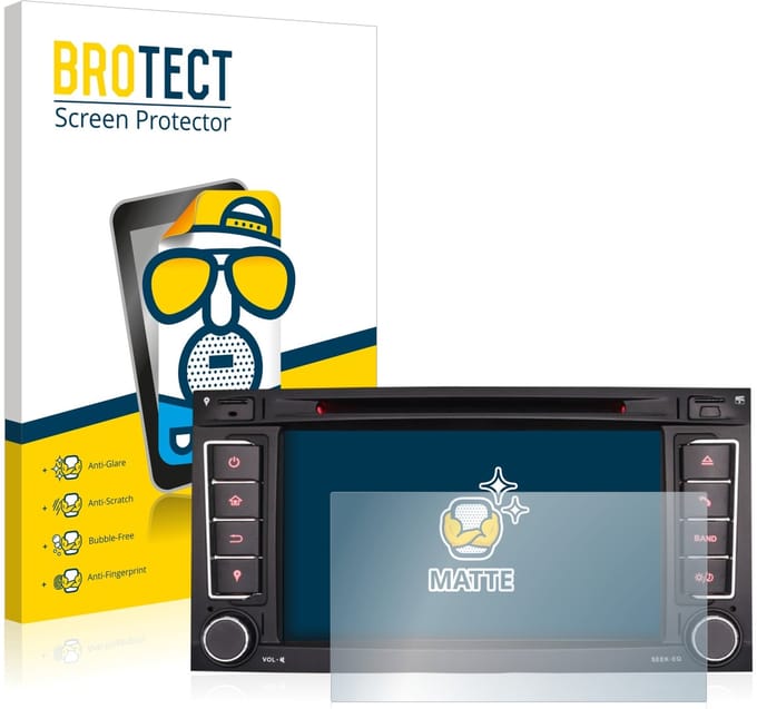 BROTECT - Screenprotector voor Erisin ES 7856T 7" - Folie Beschermfolie matte 2 Stuks