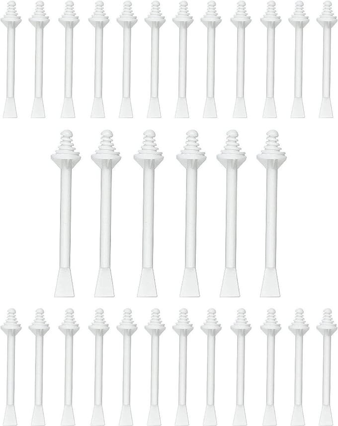 Neuswasstokjes - Wax spatels - Neusverzorging - Dubbelzijdig ontwerp - 50 stuks - Wit