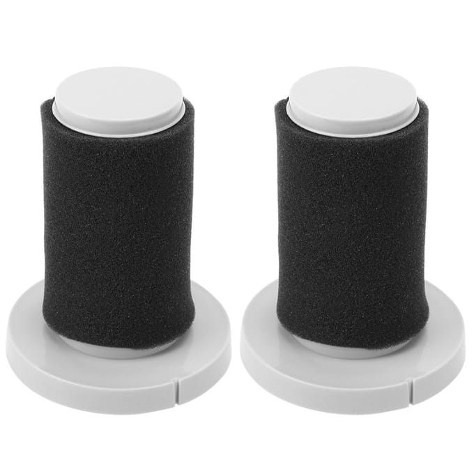 2 stuks Filter met Sponsdeksel Vervangingsaccessoire voor Deerma DX700 DX700S Stofzuiger black