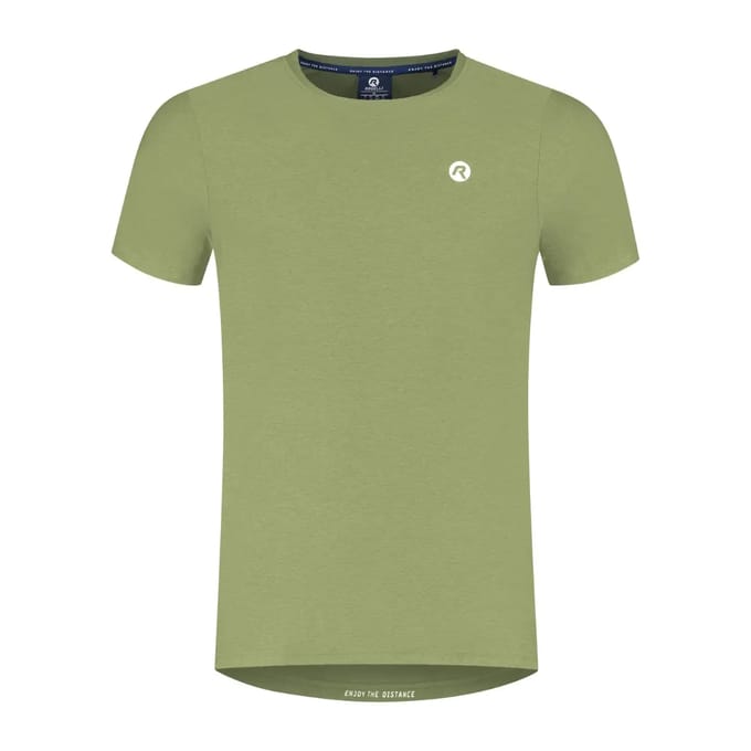 Rogelli Essential Heren Hardloopshirt - Korte Mouw - Saliegroen