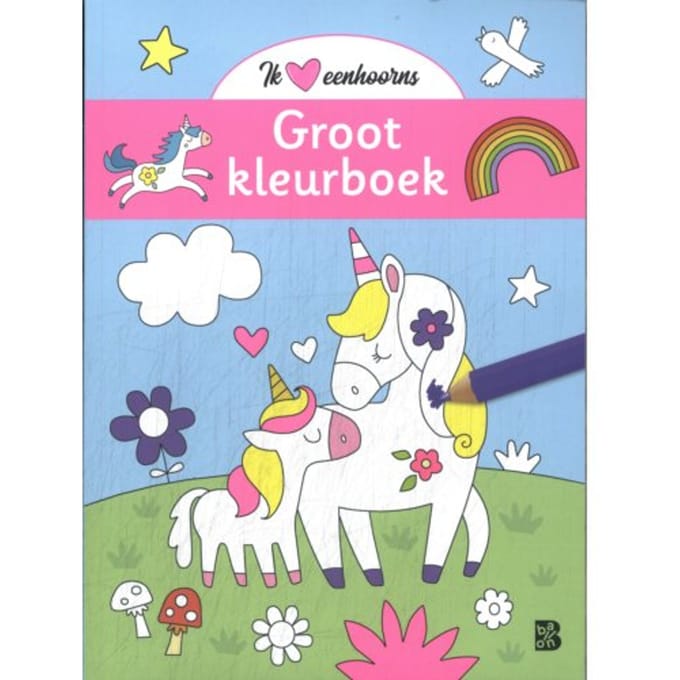 Groot Kleurboek - Eenhoorns