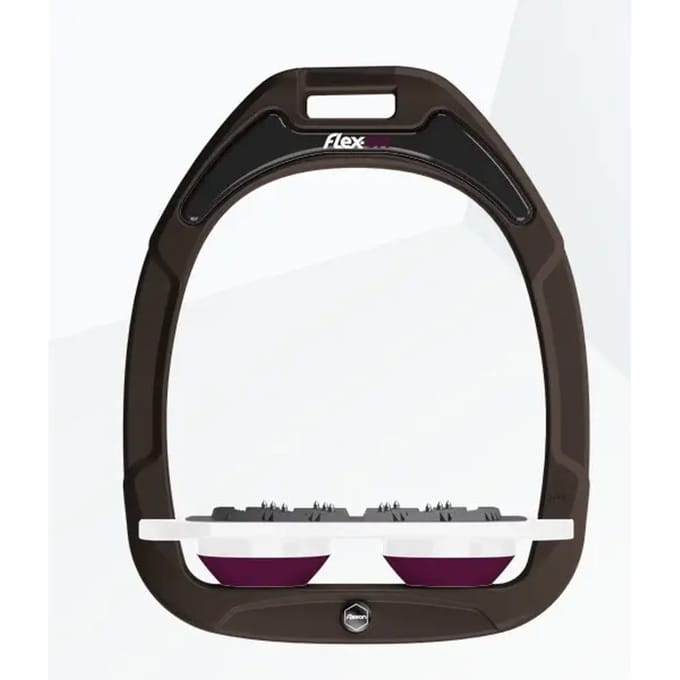 Plat Ultra Grip Bruin/Wit/Paars Flex-On Green Composite
