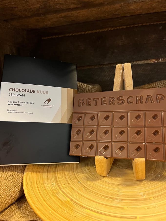 Callebaut - Chocolade tablet "Beterschap" - Smaak melk - 21 blokjes