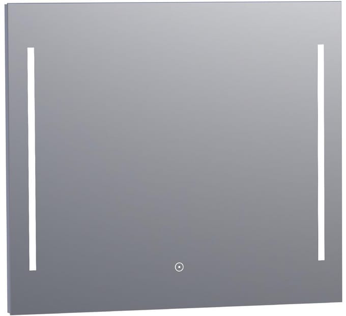 Brauer Pyrite Spiegel - Rechthoekig - 80 cm - met Directe LED-Verlichting - Dimbaar - met Touchbediening