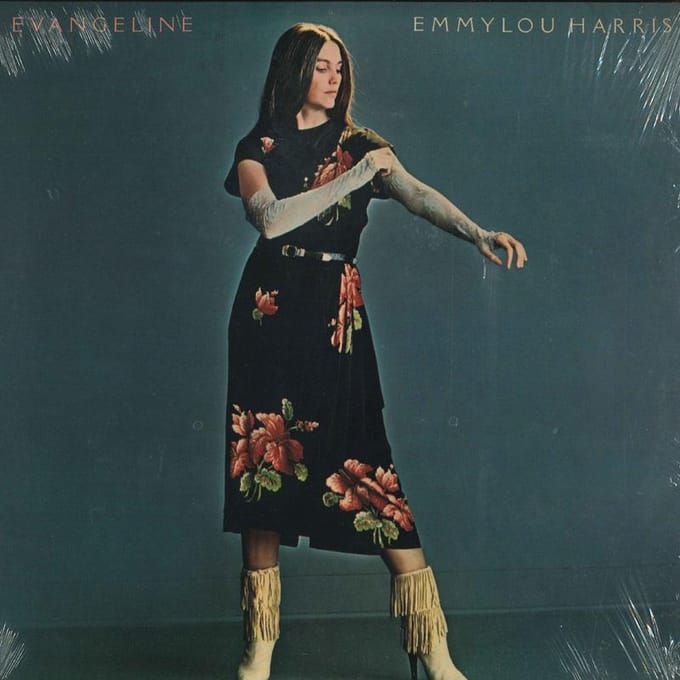 LP Plaat EMMYLOU HARRIS  Evangeline BSK3508 WARNER BROS 1981 VS CountryFolk Gebruikt black