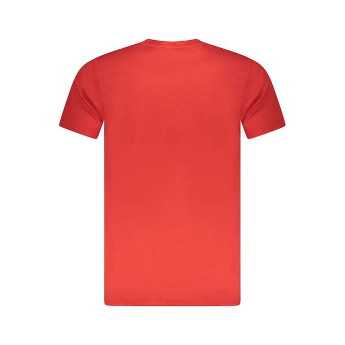 Cavalli Class Rode Katoenen T-Shirt voor Mannen