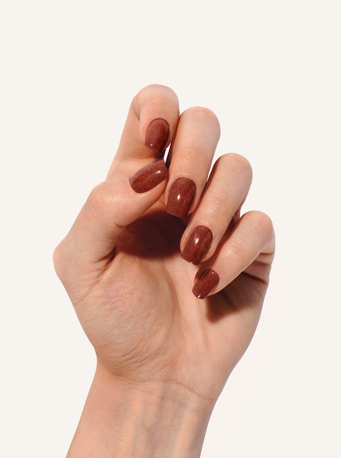 Laque Nails UV Gel Nagel Stickers - Chestnut