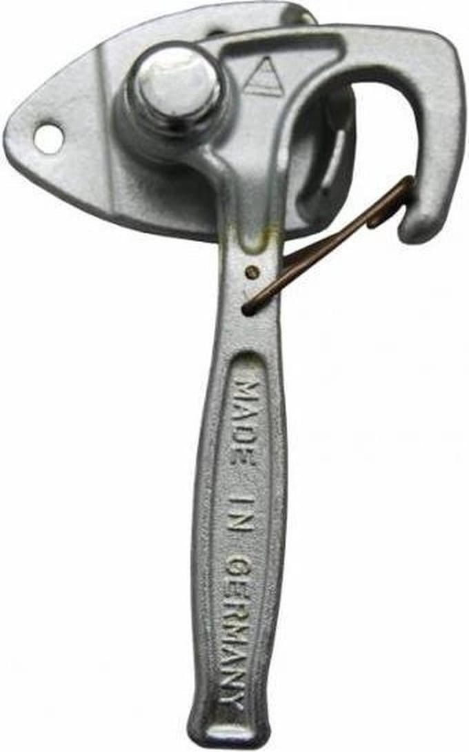 Klepsluiting links met RVS veer nr. 0 - Klephaak sluiting - 160 mm - Bordsluiting - Grendel - Novio