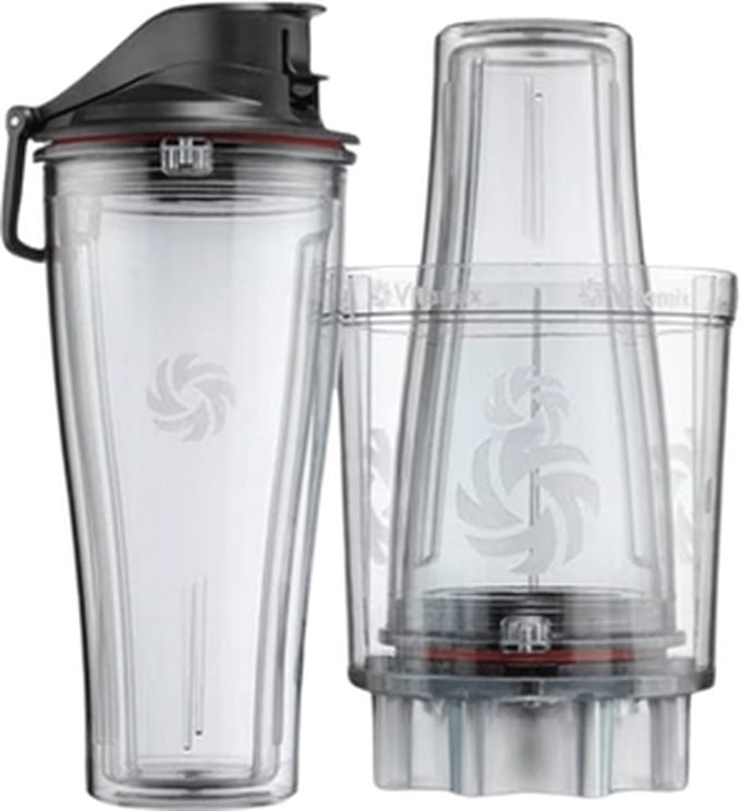 Vitamix 2×0,6L “Blender to go” bekers incl adapter – Voor Explorian serie