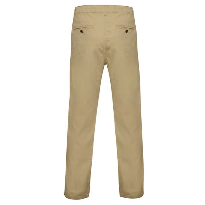 Asquith & Fox Heren Klassieke Casual Chinos/Trousels (Natuurlijk)