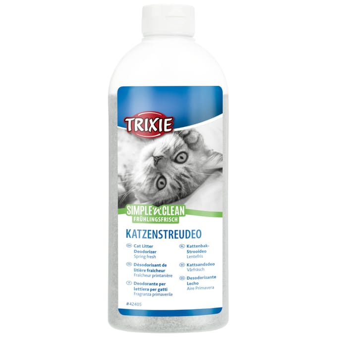 750g Trixie Simple'n'Clean Kattenbakvulling Deodorant Lente Vers