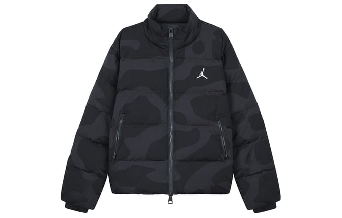 Jordan Donsjassen Heren Zwart M black