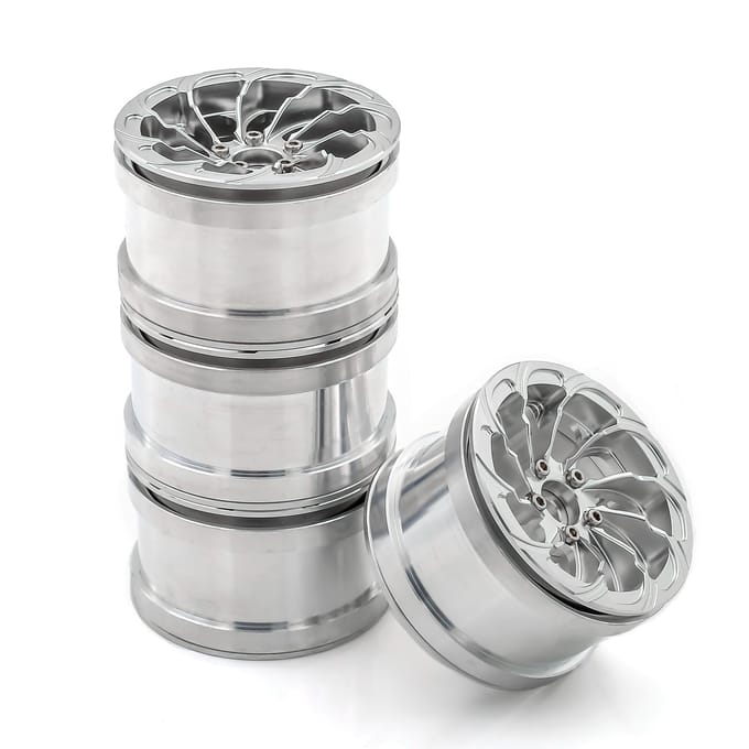 Aluminium Velg Beadlock Velgen Hub 4 stuks 2.2 inch 64*41mm Vervanging voor Axiale Wraith