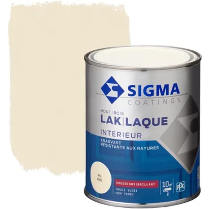 Sigma Lak Interieur Glans Ral 9001 0,75l