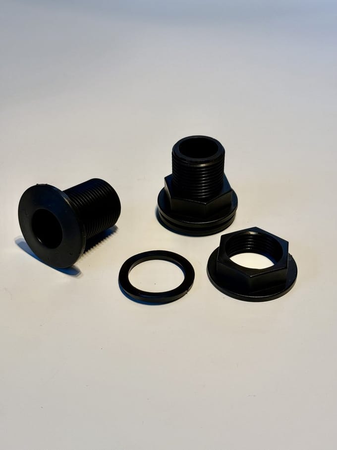 Tankdoorvoer hottub set van 2 stuks 30 mm