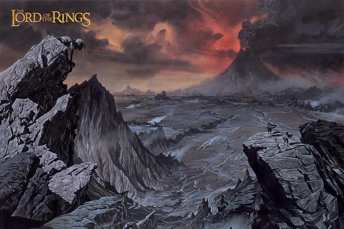 The Lord Of The Rings Mount Doom - Maxi Poster