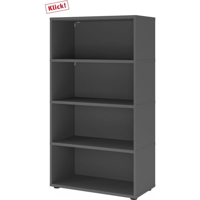 FlexWall | 4 OH | 4 x kastromp met stelvoeten - Grafiet