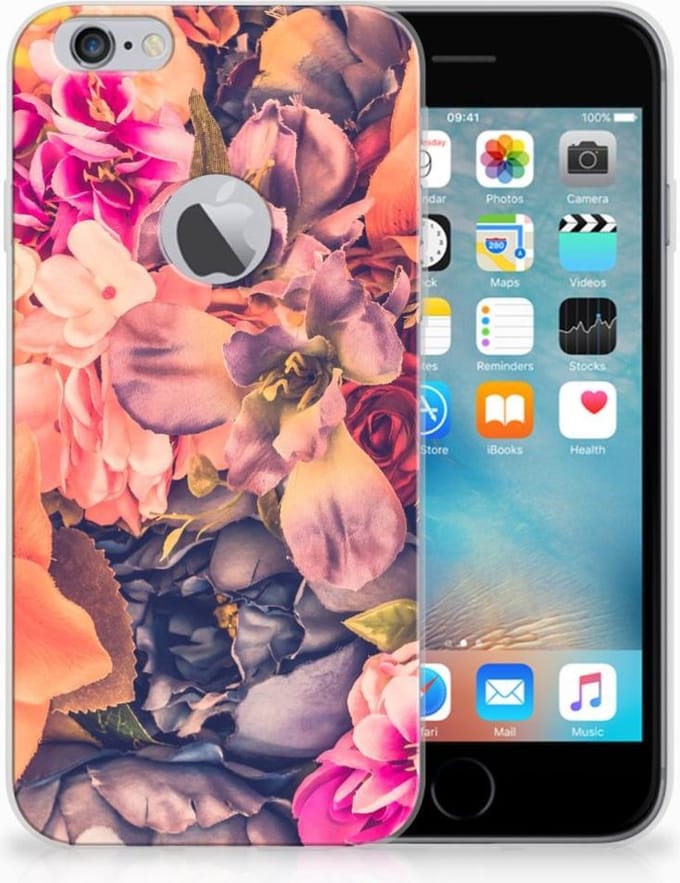 Apple iPhone 6 Plus | 6s Plus TPU Case Bosje Bloemen