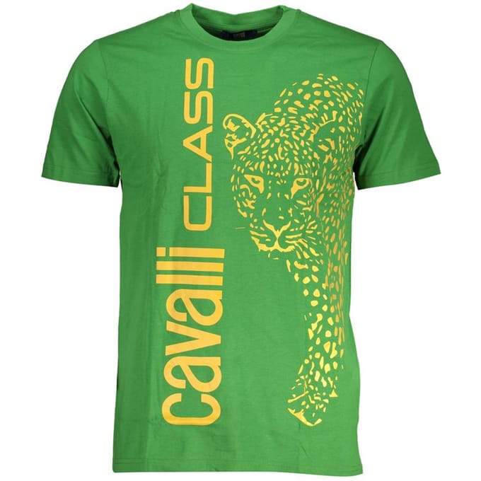 Leren T-shirt met Luipaardprint Casual Stijl