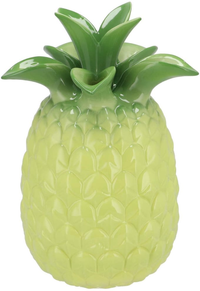 DK Design Bloemenvaas Tropical Pineapple - ananas vaas - groen - D23 x H33 cm