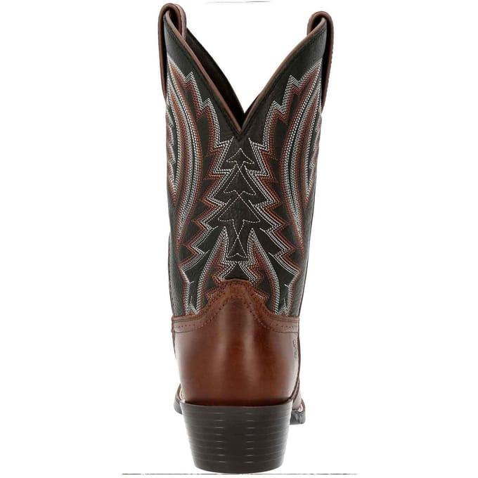 Durango Westward Leren Heren Donker Kastanjebruine/Zwarte Onyx Laarzen