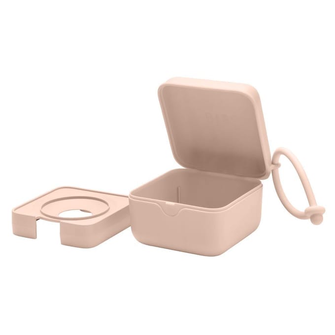 BIBS Fopspeendoosje - Steriliseerbox - Schoon & Reisvriendelijk - Blush