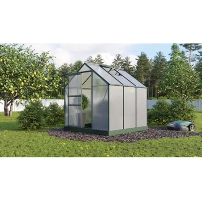Vitavia Tuinkas Planet 3800 - Polycarbonaat 6mm - Smaragd - 195x195x207cm