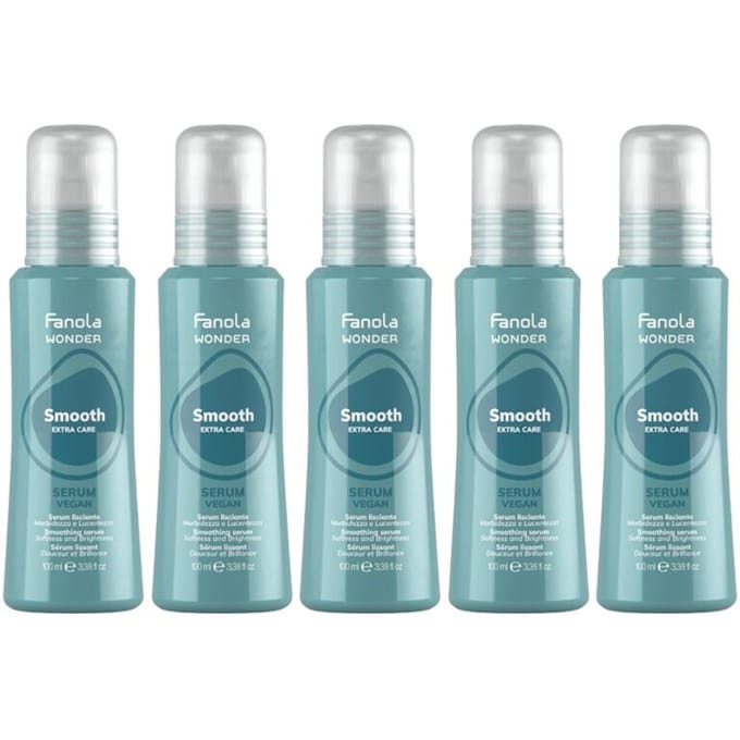 5x Fanola Wonder Smooth Serum 100ml