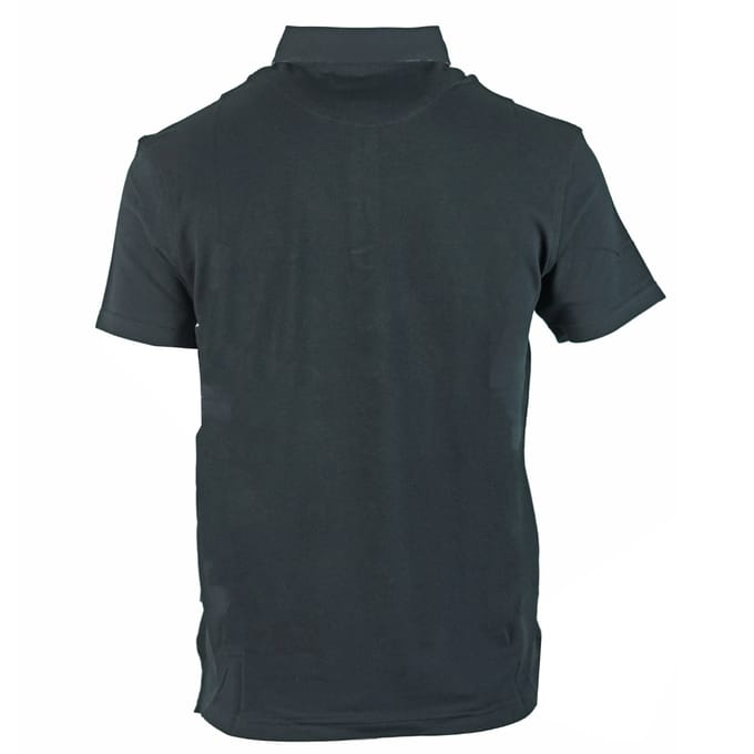 Aquascutum Check A Logo Black Polo Shirt