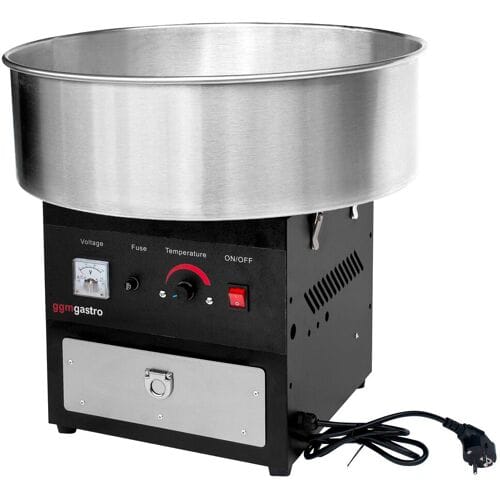 GGM Gastro Zuckerwattemaschine - Ø 520mm - 950 Watt - Schwarz