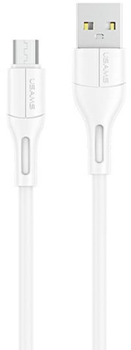 USAMS U68 Serie - microUSB Kabel - Supersnel Opladen - 1m - Stijlvol Wit