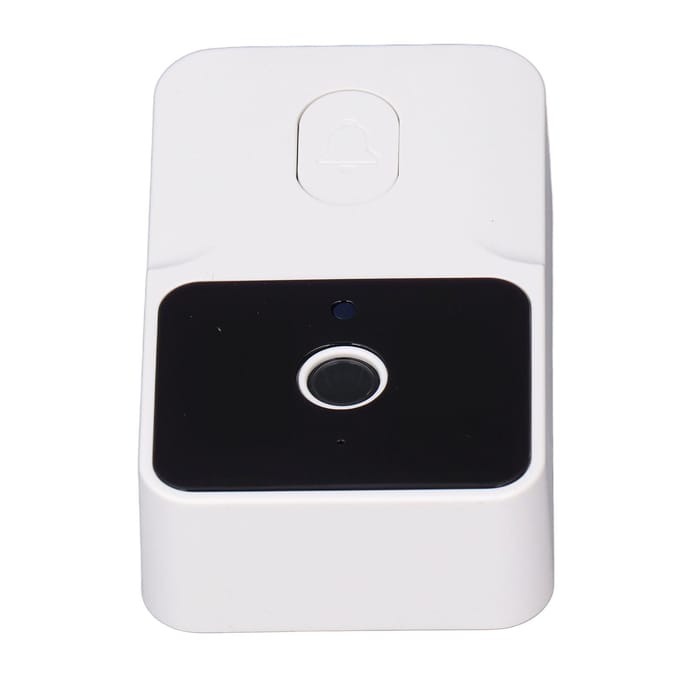 Sonnette Vidéo Intelligente Wifi Caméra de Sécurité Vidéo Sans Fil Angle de Vue Large 80 Degrés avec Audio Bidirectionnel