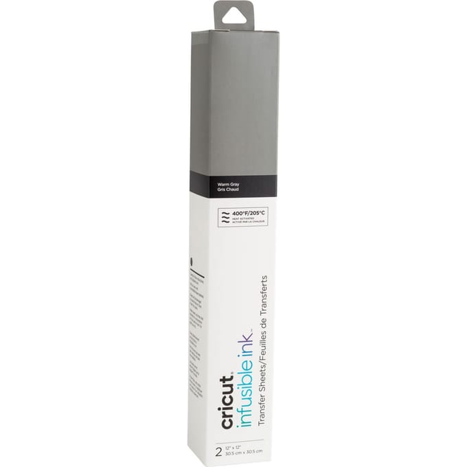 Cricut Uni transferblad "Infusible Ink", 30,5 x 30,5 cm - Warm Grey