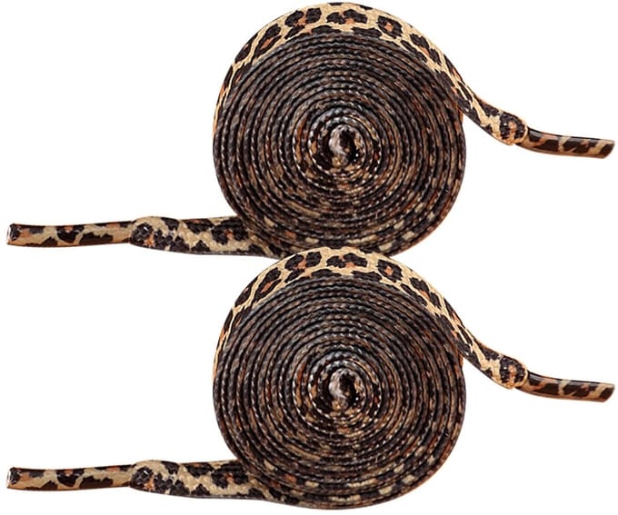 Allecto - Veters voor Sneakers - Leopard Design - 2 Paar - 140 cm