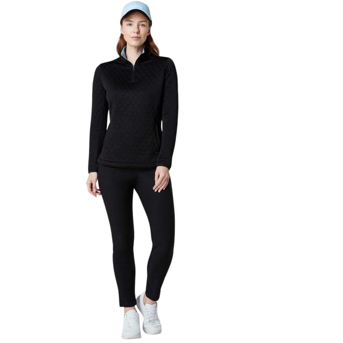 Callaway Dames/Dames Funnel Neck Raglan Golf Sweatshirt (Kaviaar)