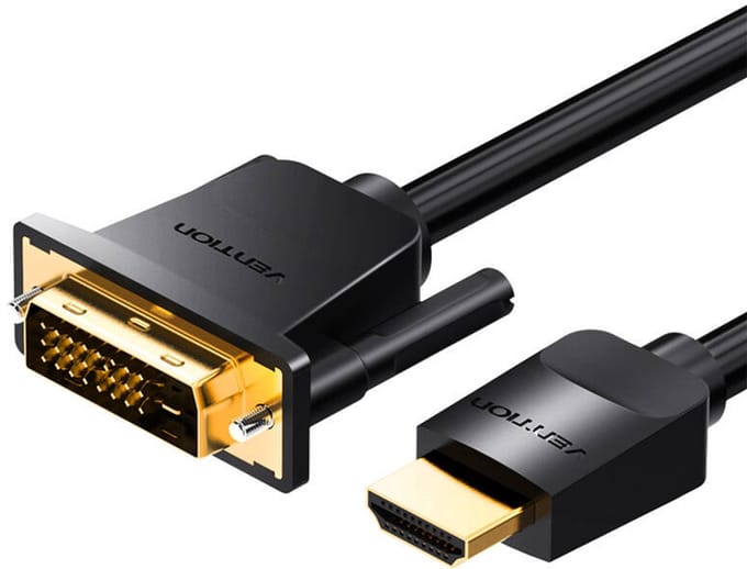 Vention Hdmi Dvi-Kabel Kabel Voor Computermonitor 1M Full Hd 1080P 4K