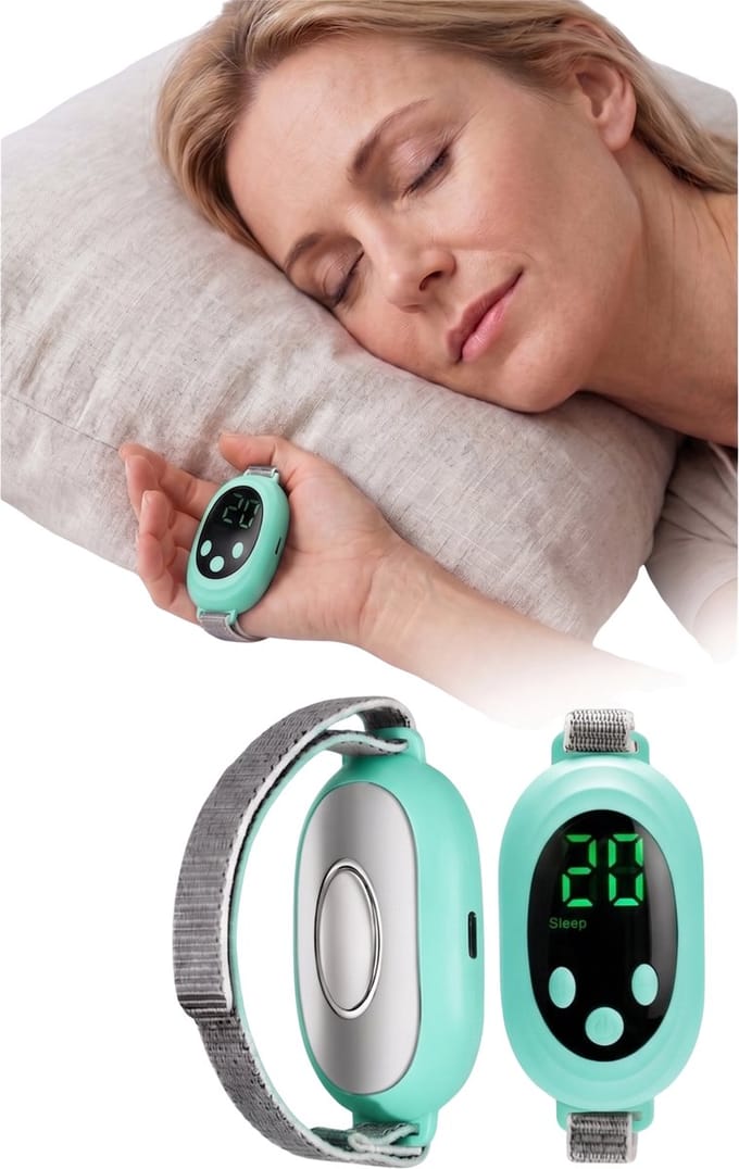 Goodli Slaaphulp Handpalm PRO - Handheld Ontspanningsapparaat met Microstroom - 18 Standen - USB-C