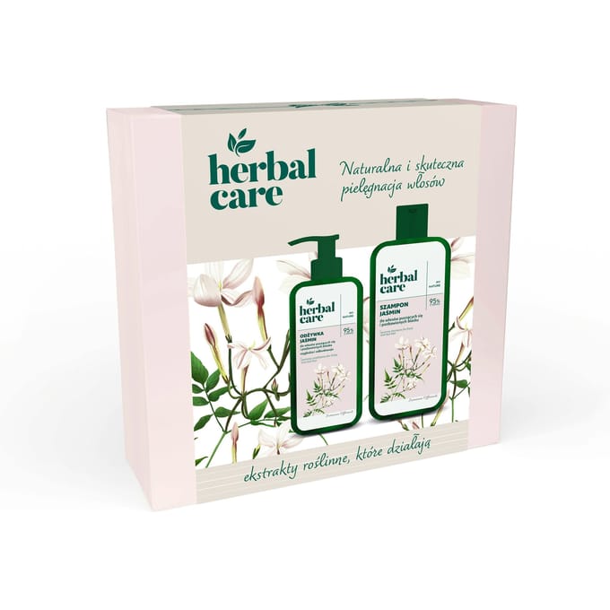 Herbal Care Jasmine Gift Set for Frizzy and Dull Hair 330 ml + 200 ml