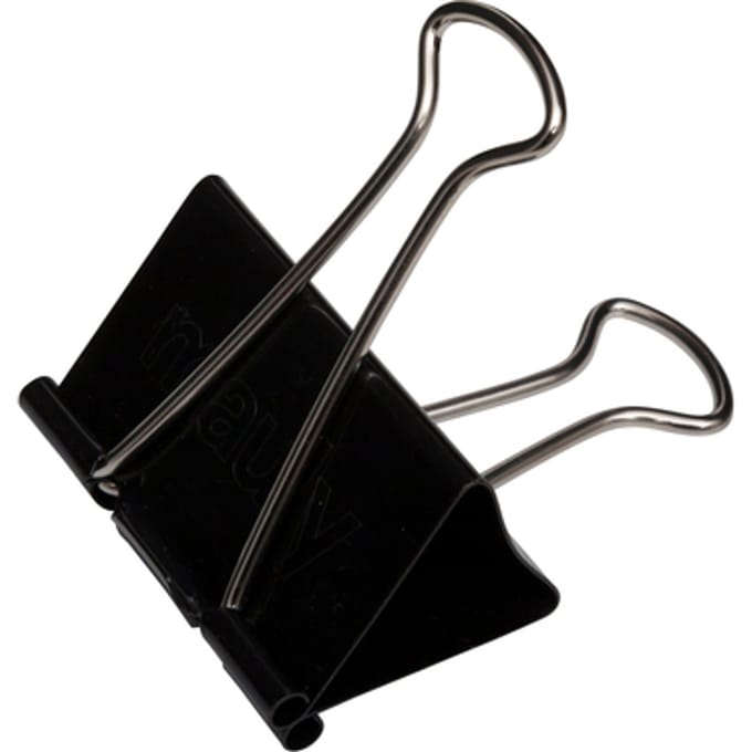 Papierklem Foldback mauly© 215, 50 mm, blister, 6 st