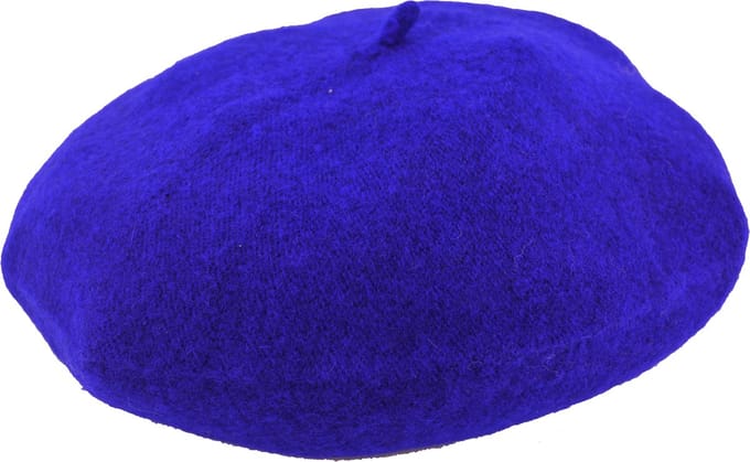 Franse Baret - Blauw | Polyacryl / Wolvilt | One Size | Fashion Favorite