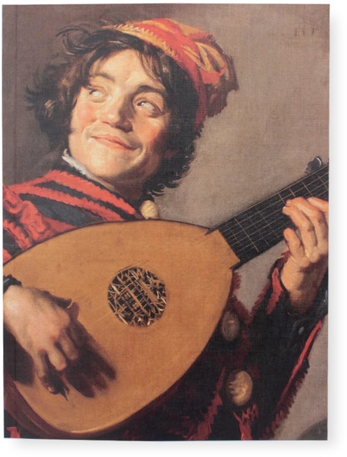 Lanzfeld Frans Hals - Schetsboek Blanco - 36 Pagina's - The Lute Player - Softcover