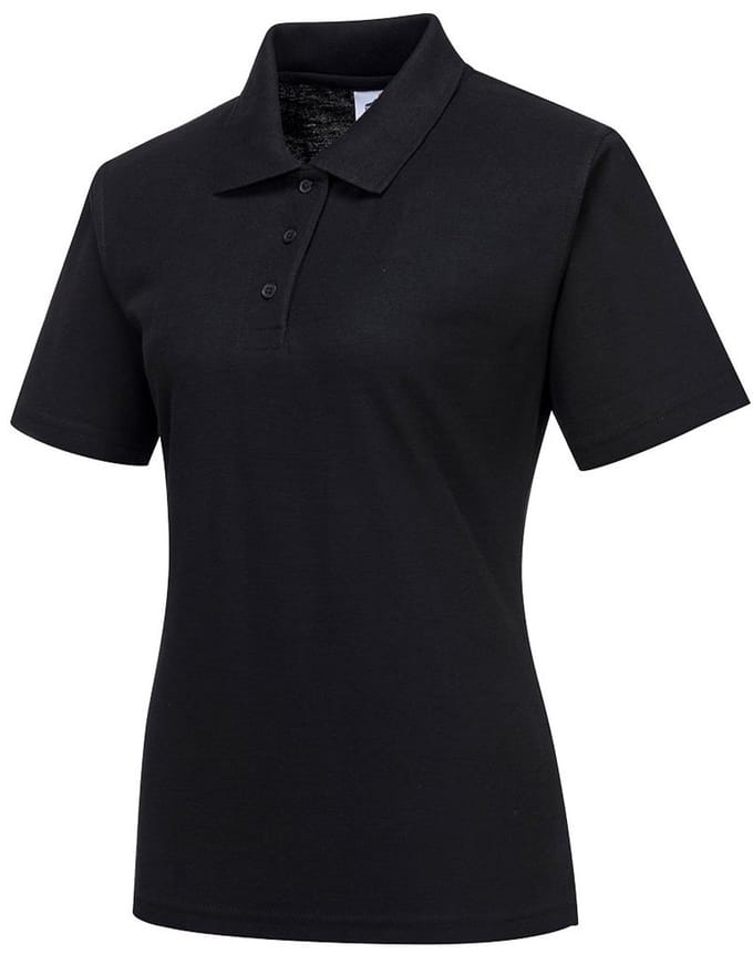 Portwest Naples Dames Poloshirt B209 - Zwart - XL