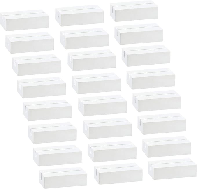 Houten Kaarthouder voor Tafelkaarten en Menukaarten (24 Stuks)