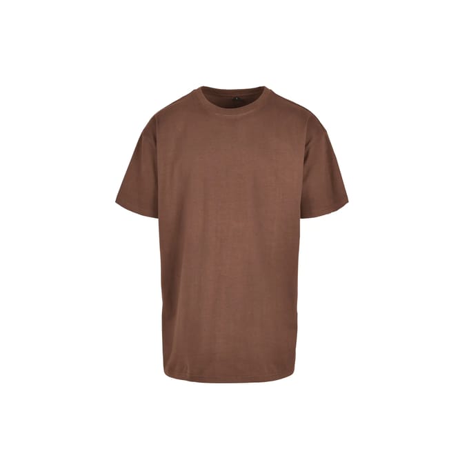 Build Your Brand - Heavy Oversized T-Shirt - Bark maat XS